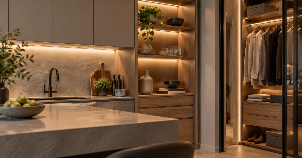 Recessed Linear Lighting In Custom Cabinetry Recessed Linear Lighting In Custom Cabinetry