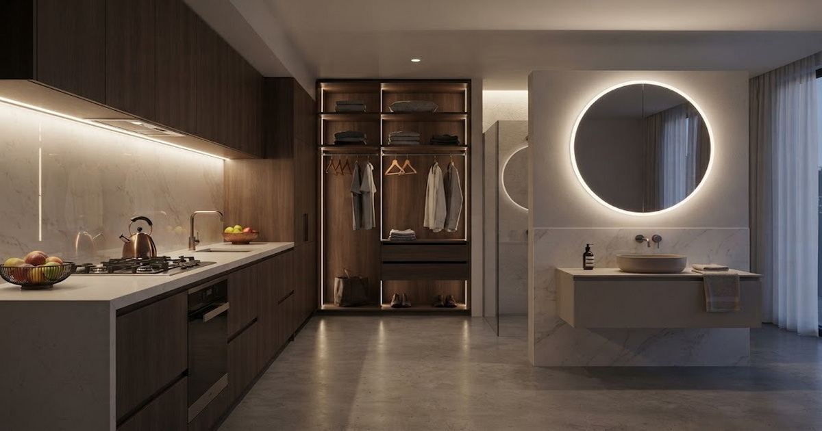 Integrated LED Lighting Across Living Spaces Integrated LED Lighting Across Living Spaces