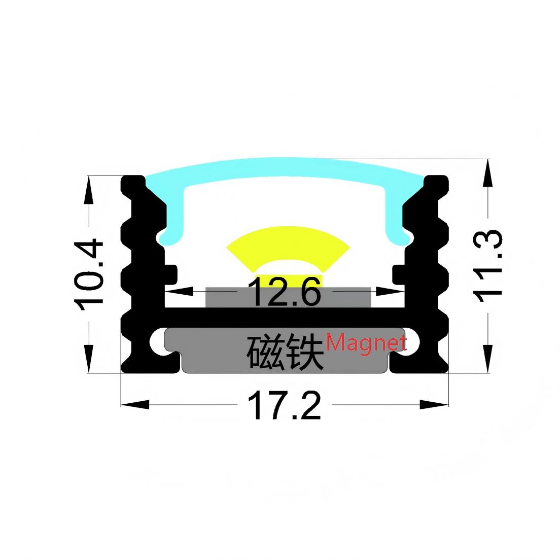 Magnetic Rigid LED Light Bar Detail Magnetic Rigid LED Light Bar Detail