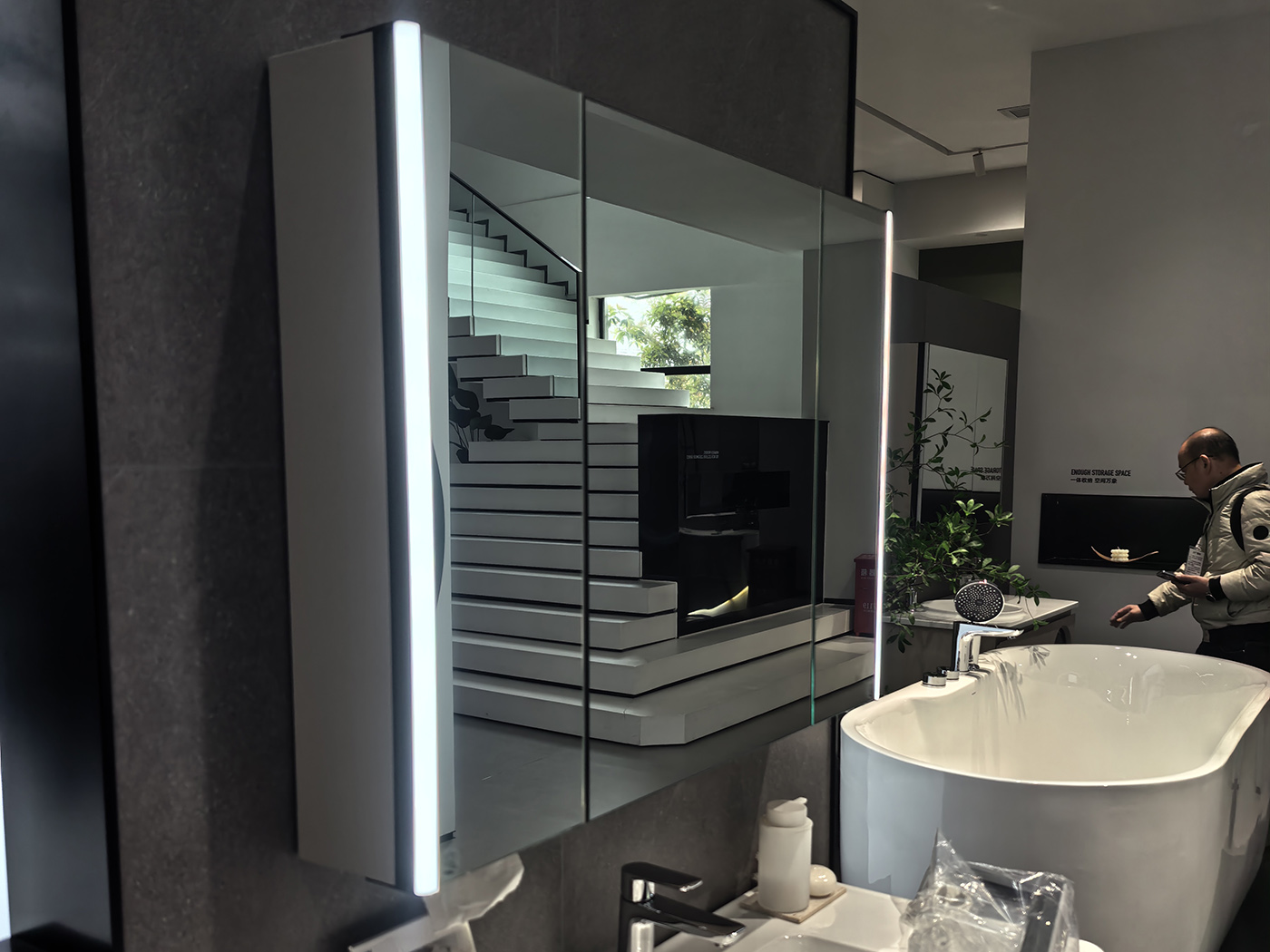 Side Mount Hand Wave Sensor Vanity Cabinet LED Light (6) Side Mount Hand Wave Sensor Vanity Cabinet LED Light (6)