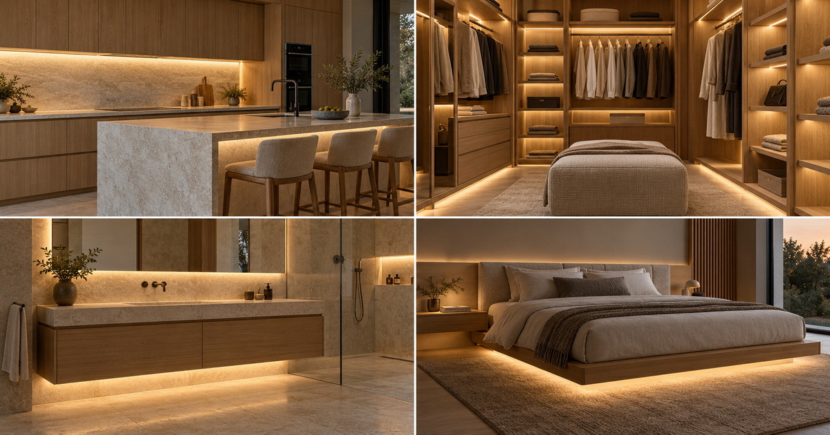Integrated LED Lighting Across Furniture Applications Integrated LED Lighting Across Furniture Applications