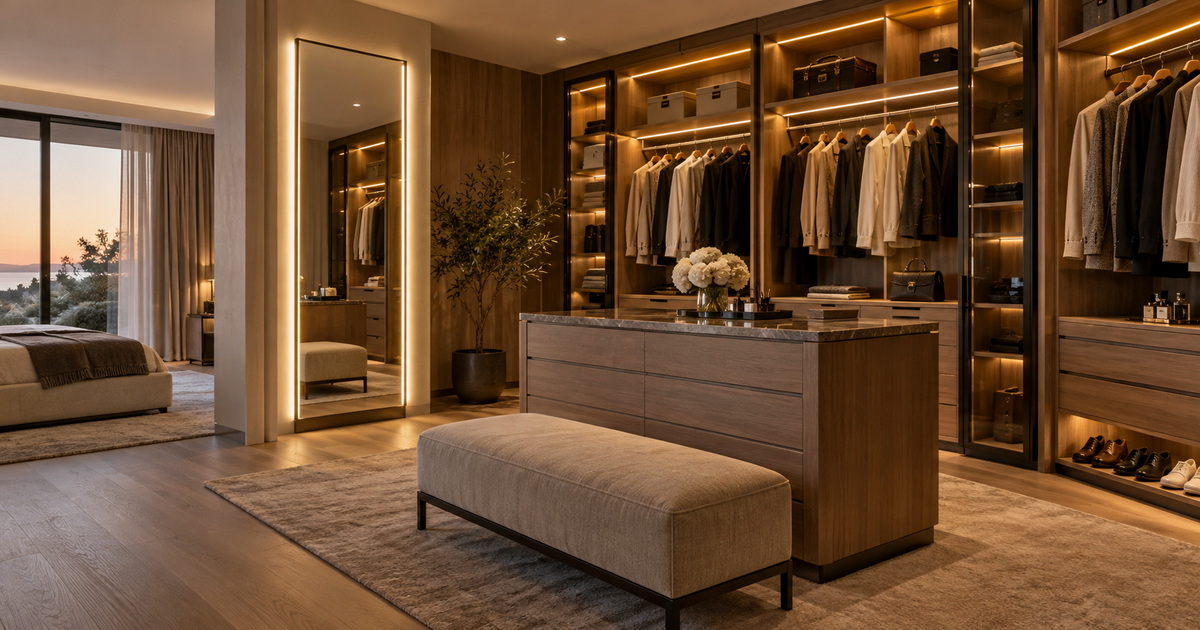 Smart Wardrobe Mirror Lighting System Smart Wardrobe Mirror Lighting System