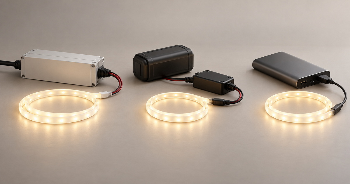 LED Strip Power Supply Options LED Strip Power Supply Options