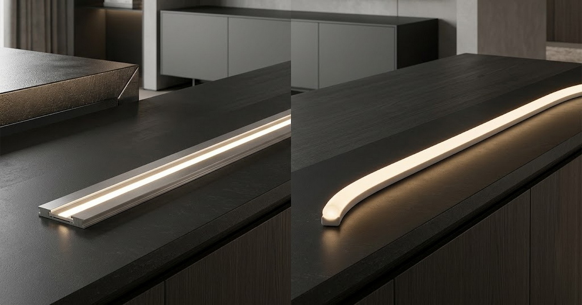 COB LED Strip And Neon Flex Comparison COB LED Strip And Neon Flex Comparison