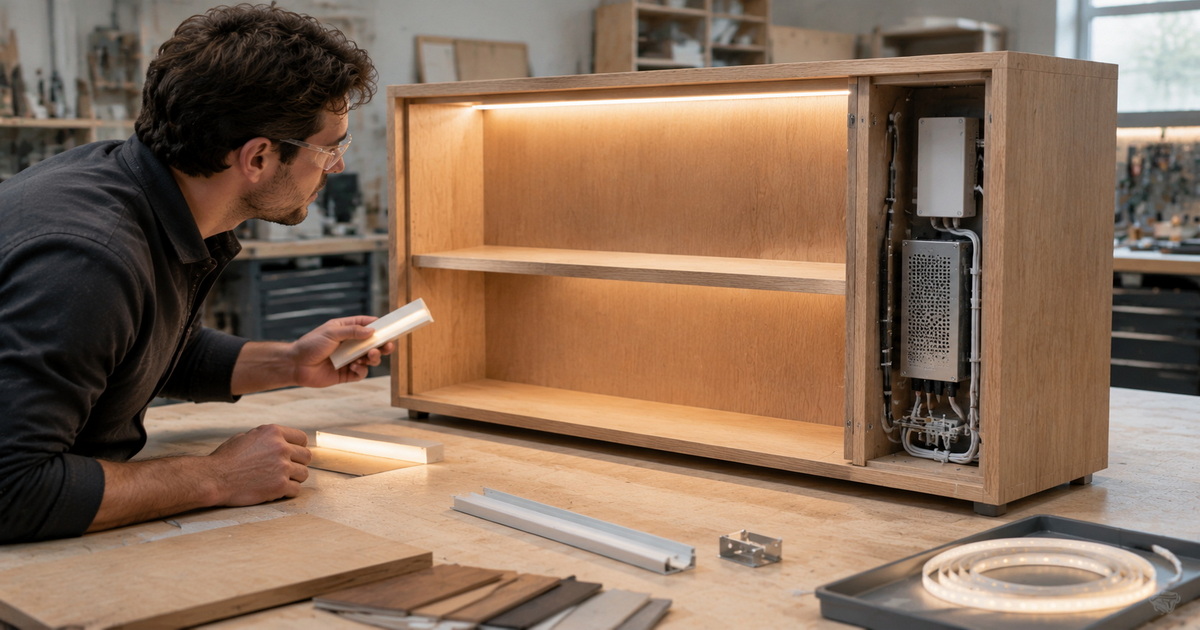 Furniture Lighting Mock Up Evaluation ارزیابی ماکت نورپردازی مبلمان