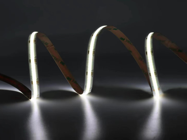 Dimmable Dual Color COB LED Strip 12V 24V for Bedroom/Living Room