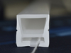20x20mm White Black Silicone Profile for LED Strip