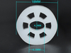 Tube Sleeve Cover Profile LED Silicone Tube White Black Diffuser D18mm 360 Round Silicone LED Diffuser Tube