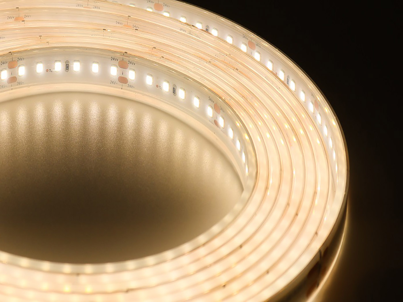 1205 Fast Shipping DC12V DC24V IP65 Waterproof Front Emitting Transparent Silicone LED Strip