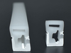 White 1220 Silicone Neon Tube Cover Diffuser Soft Bendable Diffuser for LED Aluminum Profile