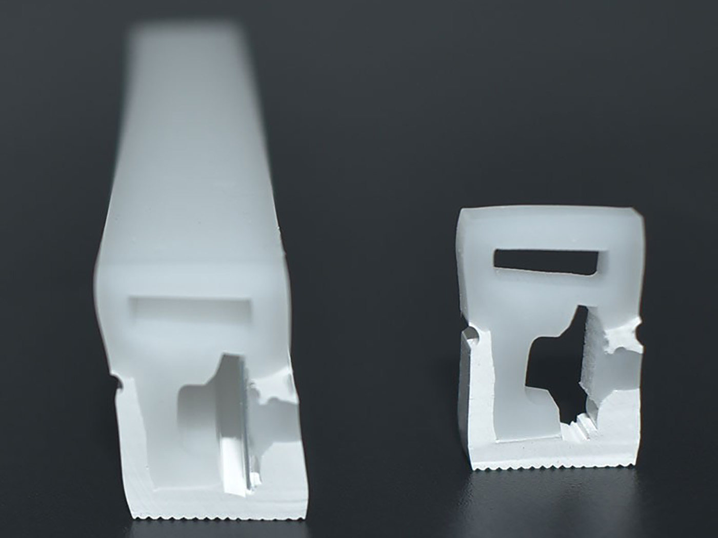 White 1220 Silicone Neon Tube Cover Diffuser Soft Bendable Diffuser for LED Aluminum Profile