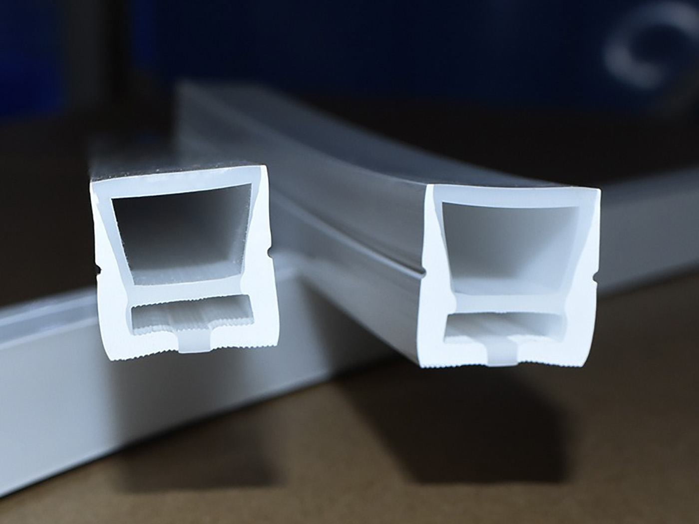 20x20mm White Black Silicone Profile for LED Strip