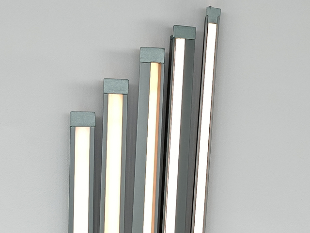 Exquisite 10x10mm 45 Degree Oblique LED Profile Cabinet Strip Light