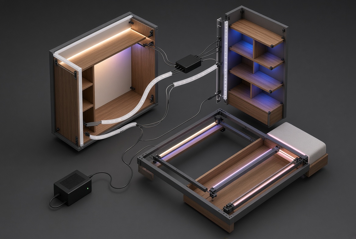 Pianificazione del progetto di strisce LED