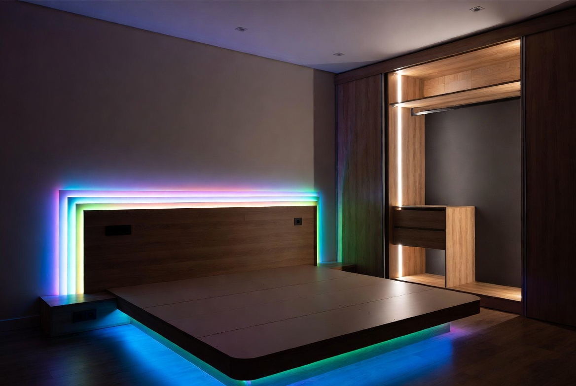 Bedroom Furniture Ambient LED Strip Design Bedroom Furniture Ambient LED Strip Design