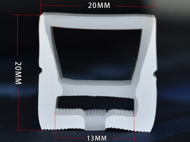 20x20mm White Black Silicone Profile for LED Strip