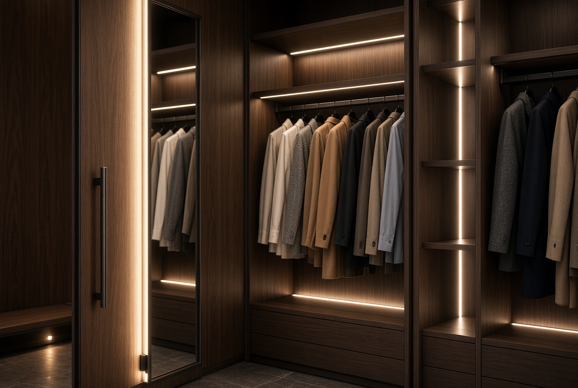 Smart Wardrobe Lighting Detail