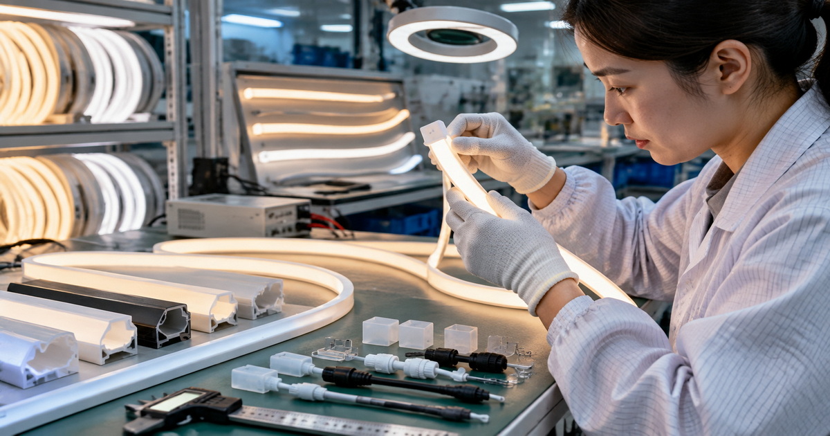 LED Neon Strip Quality Inspection