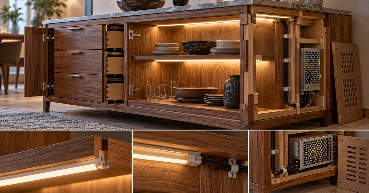 Serviceable Silicone LED Cabinet Installation