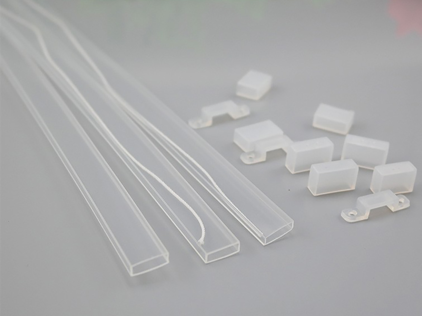 OEM ODM LED Neon Sleeve Transparent Silicone Hose Tube Custom LED Strip Silicone Sleeve