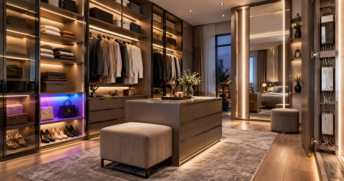 Smart Wardrobe Lighting System
