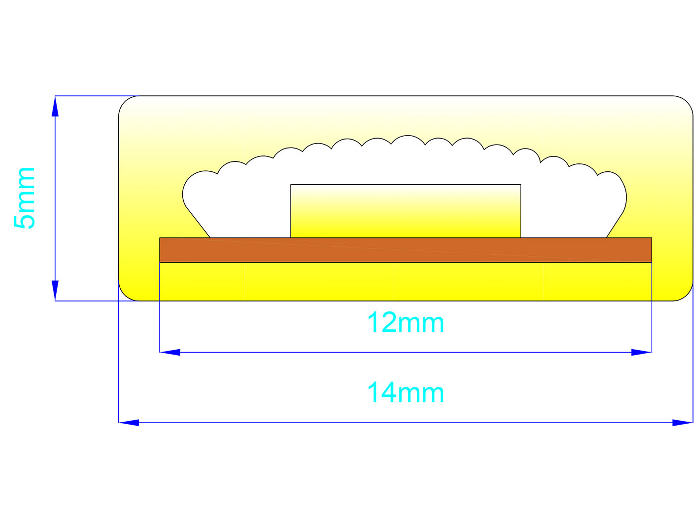 Transparent Silicone Extruded LED Strip (6)