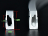 Side-emitting 4x10mm LED Strip Silicone Sleeve