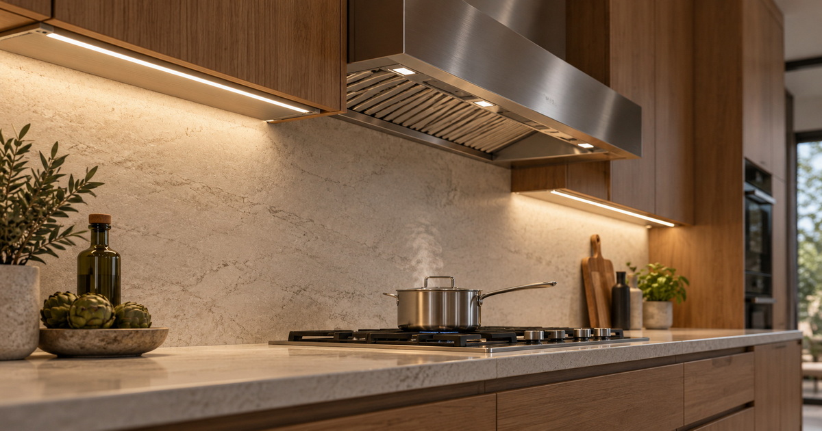 Kitchen Hood Cabinet Lighting In A Modern Interior.jpg