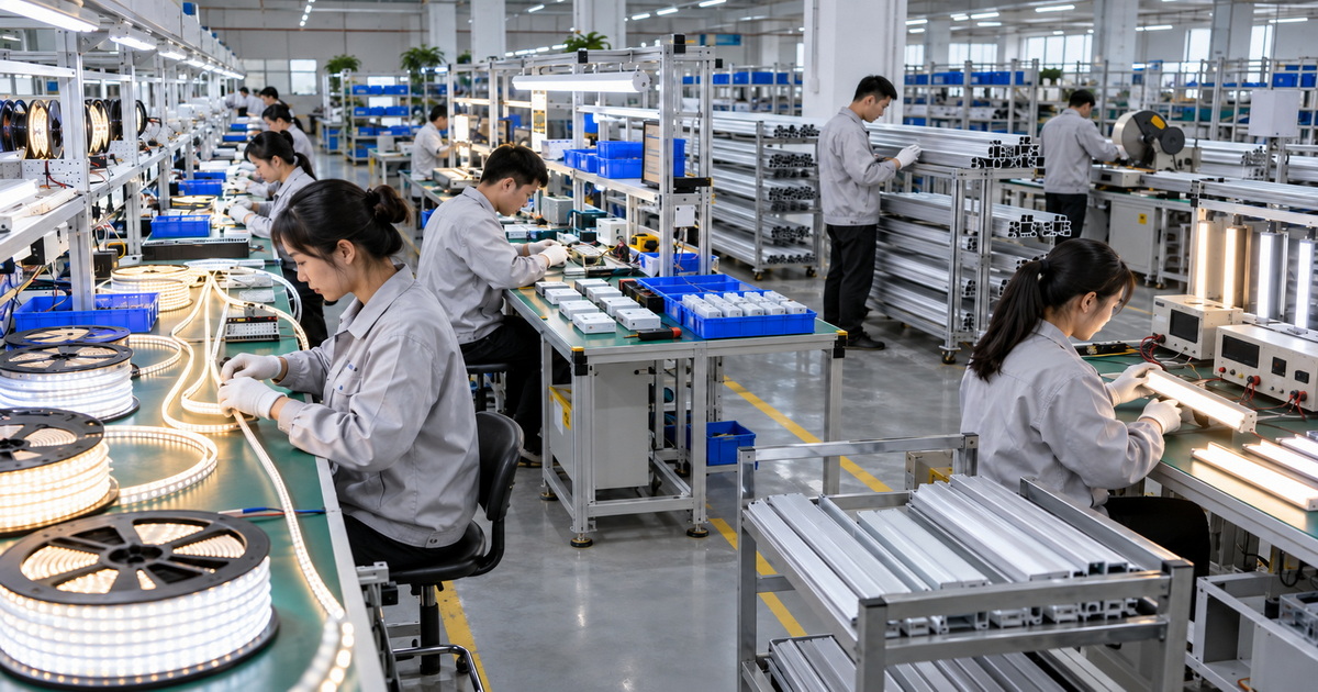 Custom LED Lighting Manufacturing Ecosystem