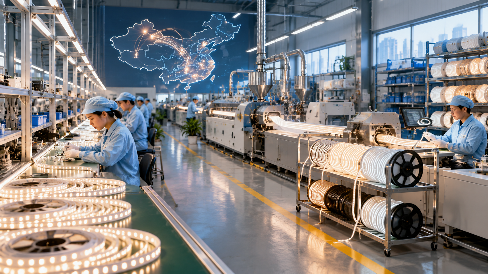 China LED Strip Light Manufacturing Hub.png