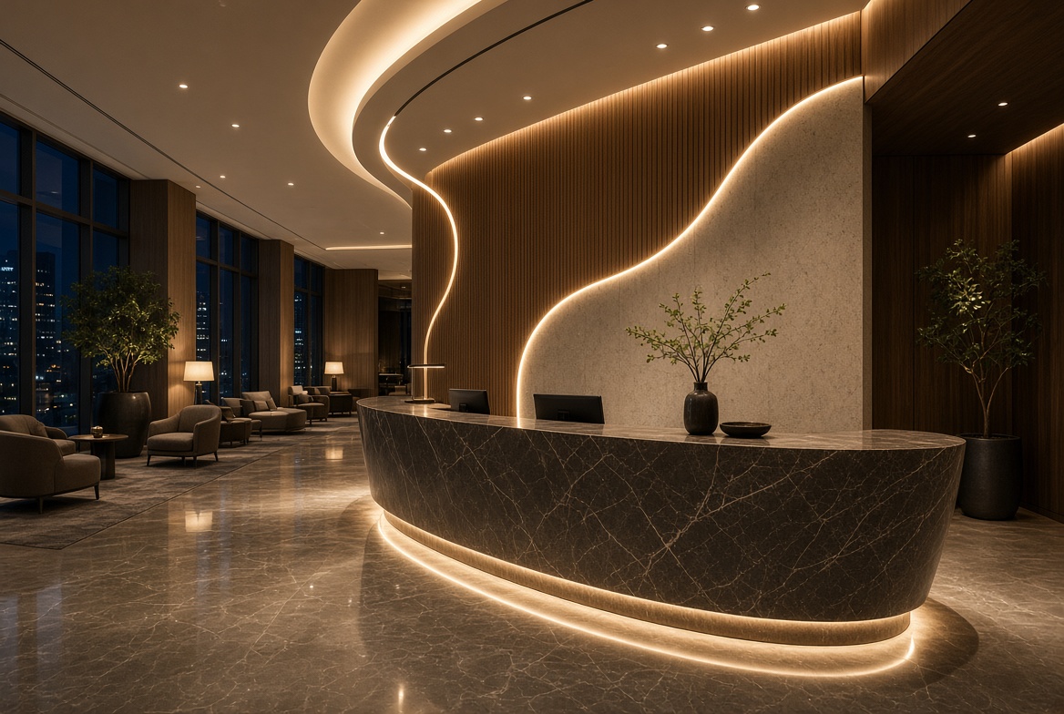 Hotel Lobby Neon Feature Lighting.jpg