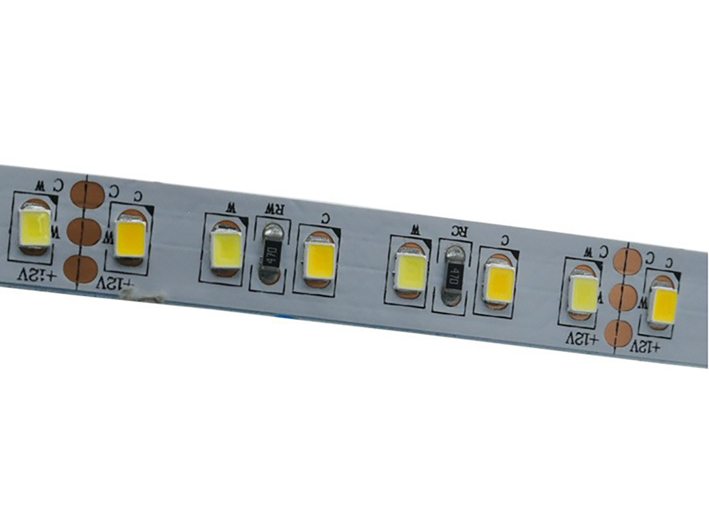 12V 24V Dimmable Energy Saving 120leds/M Switchable Warm Cool White SMD 2835 LED Strip