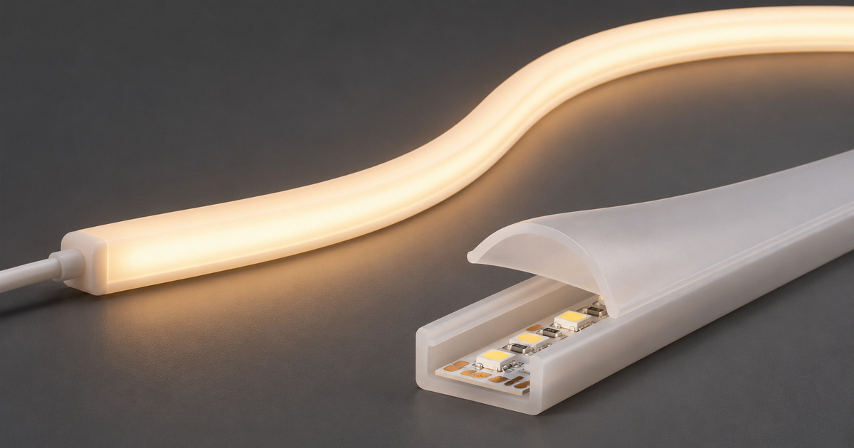 Silicone LED Strip Construction Detail