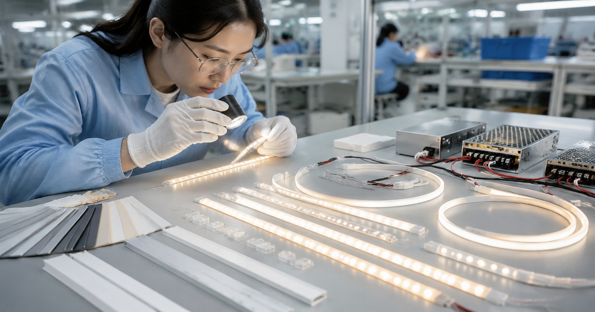 LED Neon Strip Quality Inspection