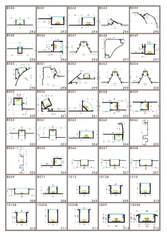 LED Profile Drawing