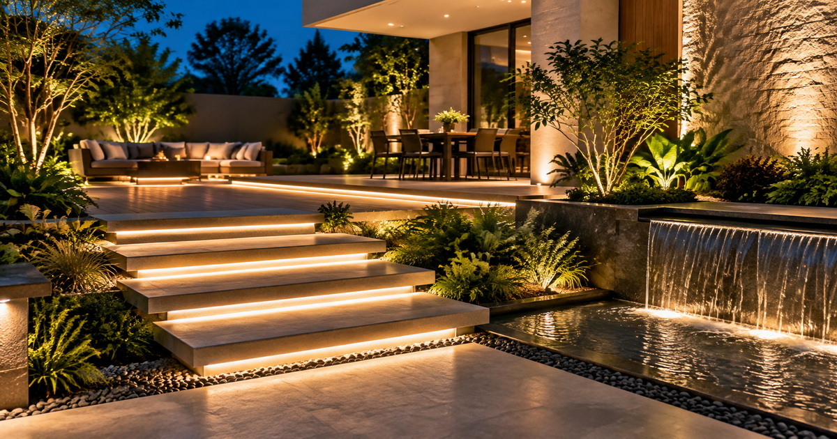 Modern Outdoor LED Lighting Details
