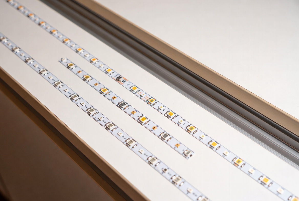 Silicone LED Strip Profiles For Cabinet Integration