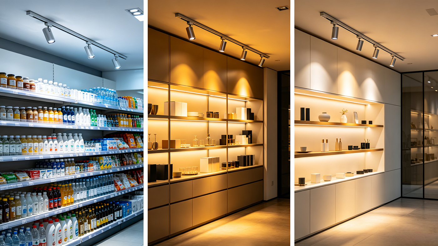 Factory Direct Wholesale Supply Plug-and-Play LED Shelf Rail Light
