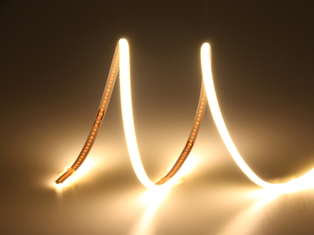 Single Color COB LED Strip 12V 24V IP20 IP44 IP65 5mm 8mm 10mm for Home Decoration