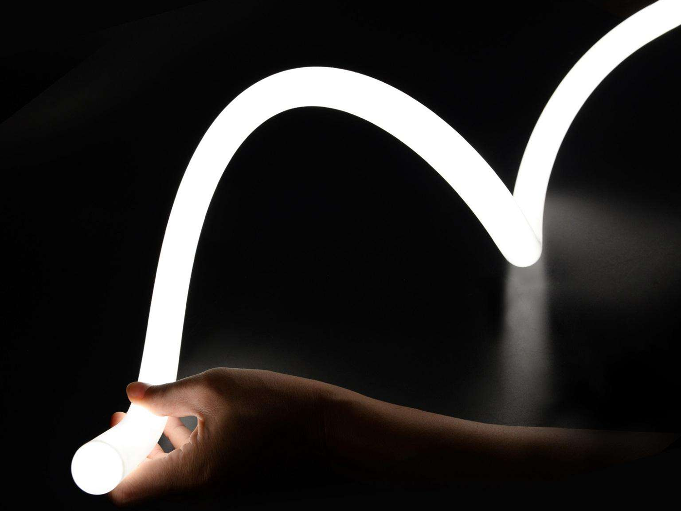 360 Degree Luminous Waterproof Flexible Silicone D40mm Round LED Neon Strip