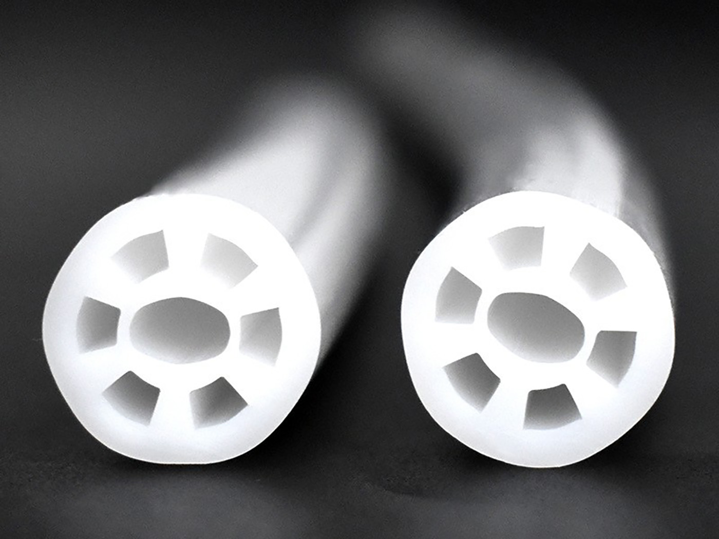 Tube Sleeve Cover Profile LED Silicone Tube White Black Diffuser D18mm 360 Round Silicone LED Diffuser Tube