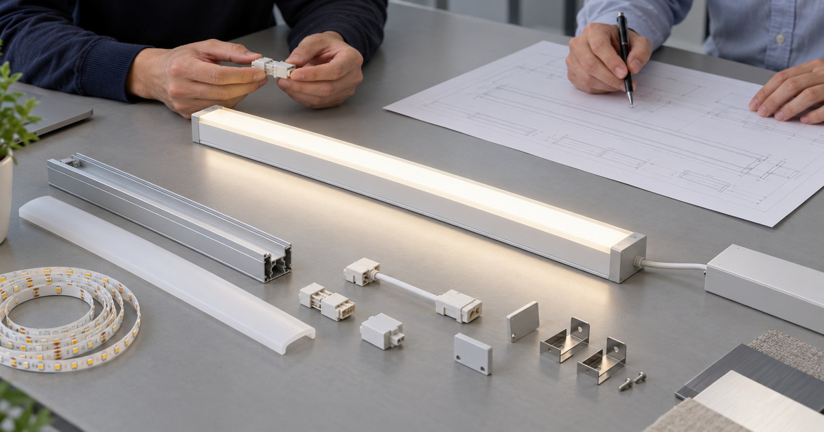 Linear Lighting Sample Approval And Component Review