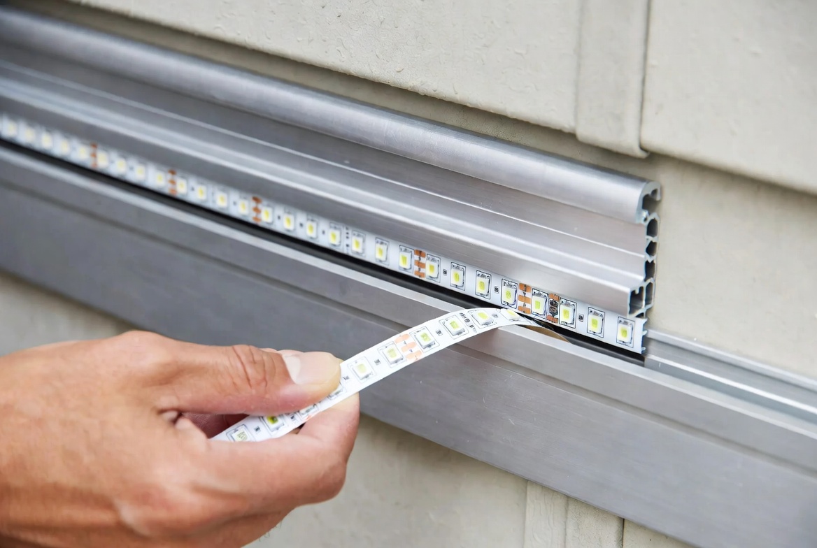 LED Neon Strip Installation Detail