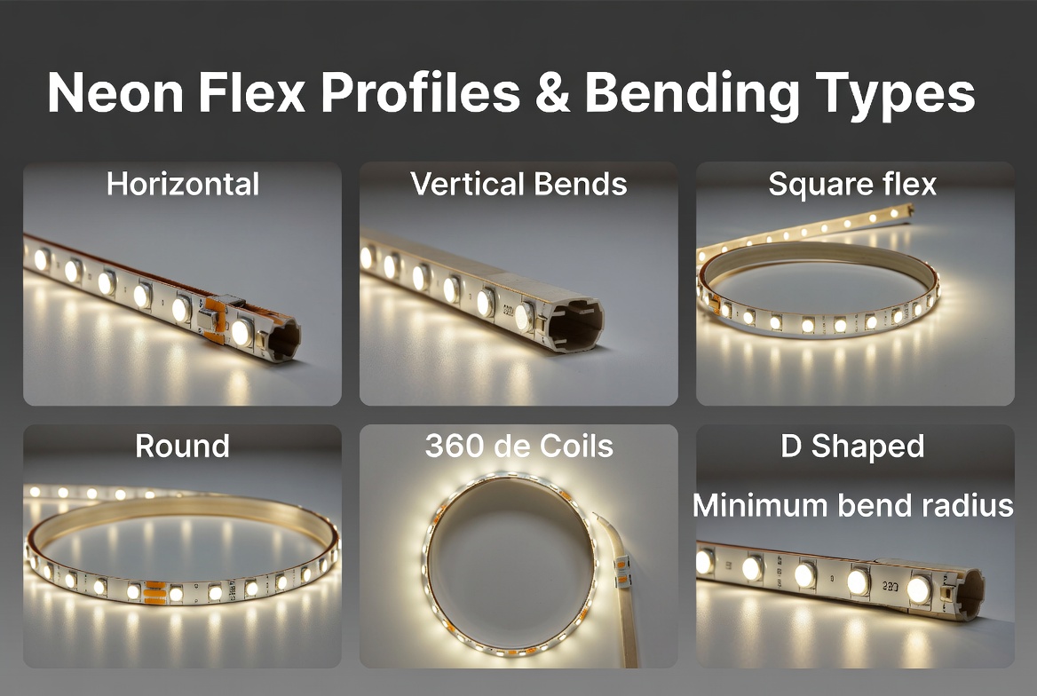 Neon Flex Profiles And Bending Types Neon Flex Profiles And Bending Types