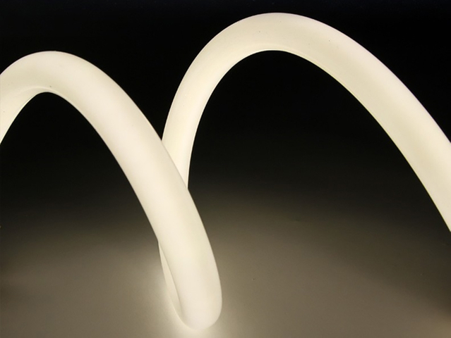 360 Degree Luminous Waterproof Flexible Silicone D40mm Round LED Neon Strip