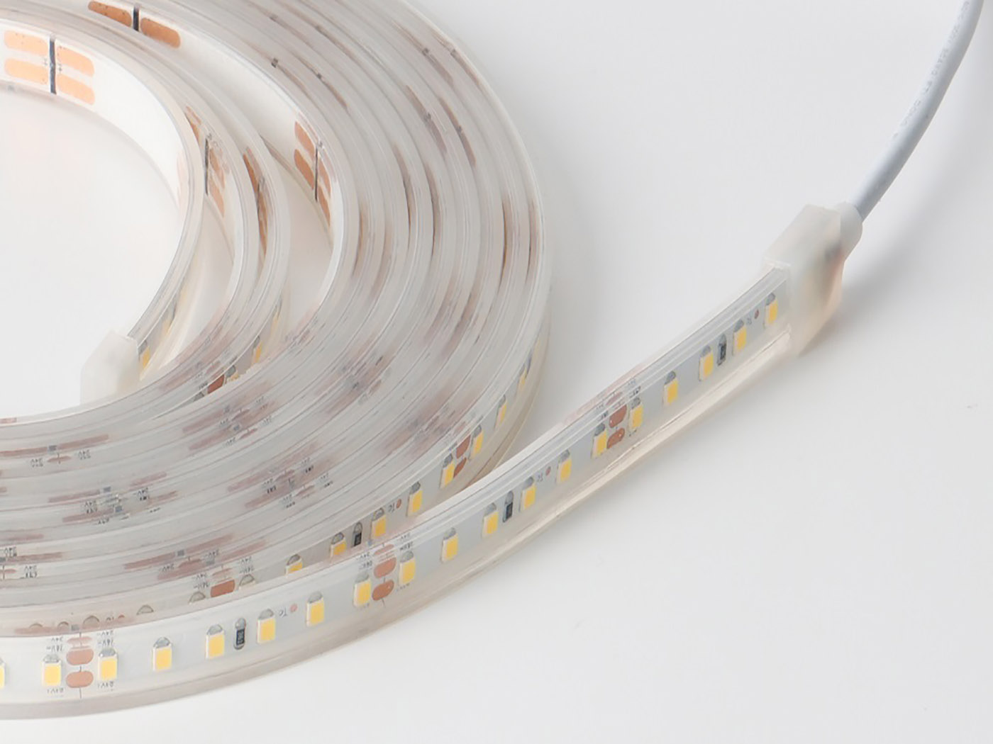 1405 Transparent Silicone Extruded LED Strip for Outdoor Architecture And Landscaping