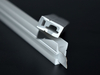 Soft Easy Bendable 8x16mm Insert Type Flat LED Strip Silicone Profile Led Strip for Linear Light