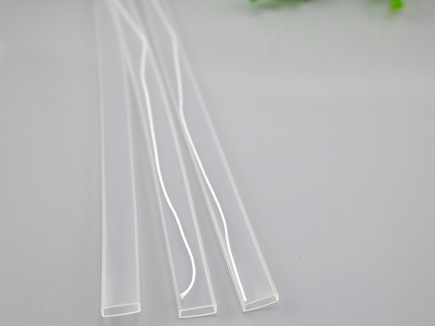 OEM ODM LED Neon Sleeve Transparent Silicone Hose Tube Custom LED Strip Silicone Sleeve