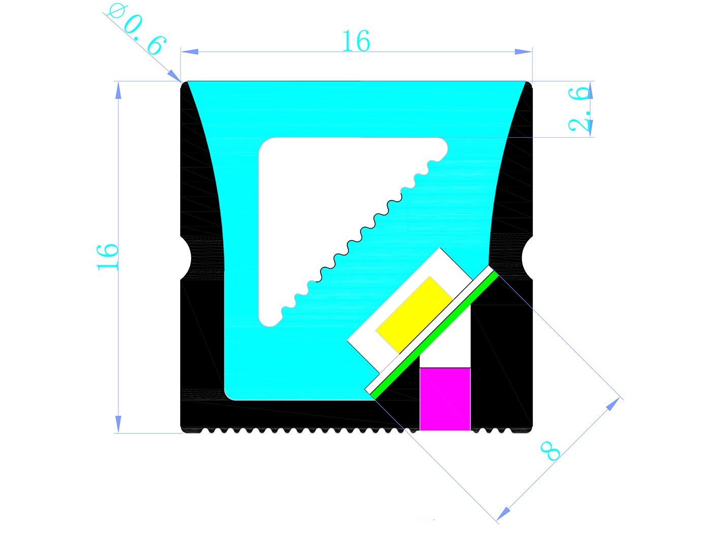 flexible 3D silicone linear light (6)