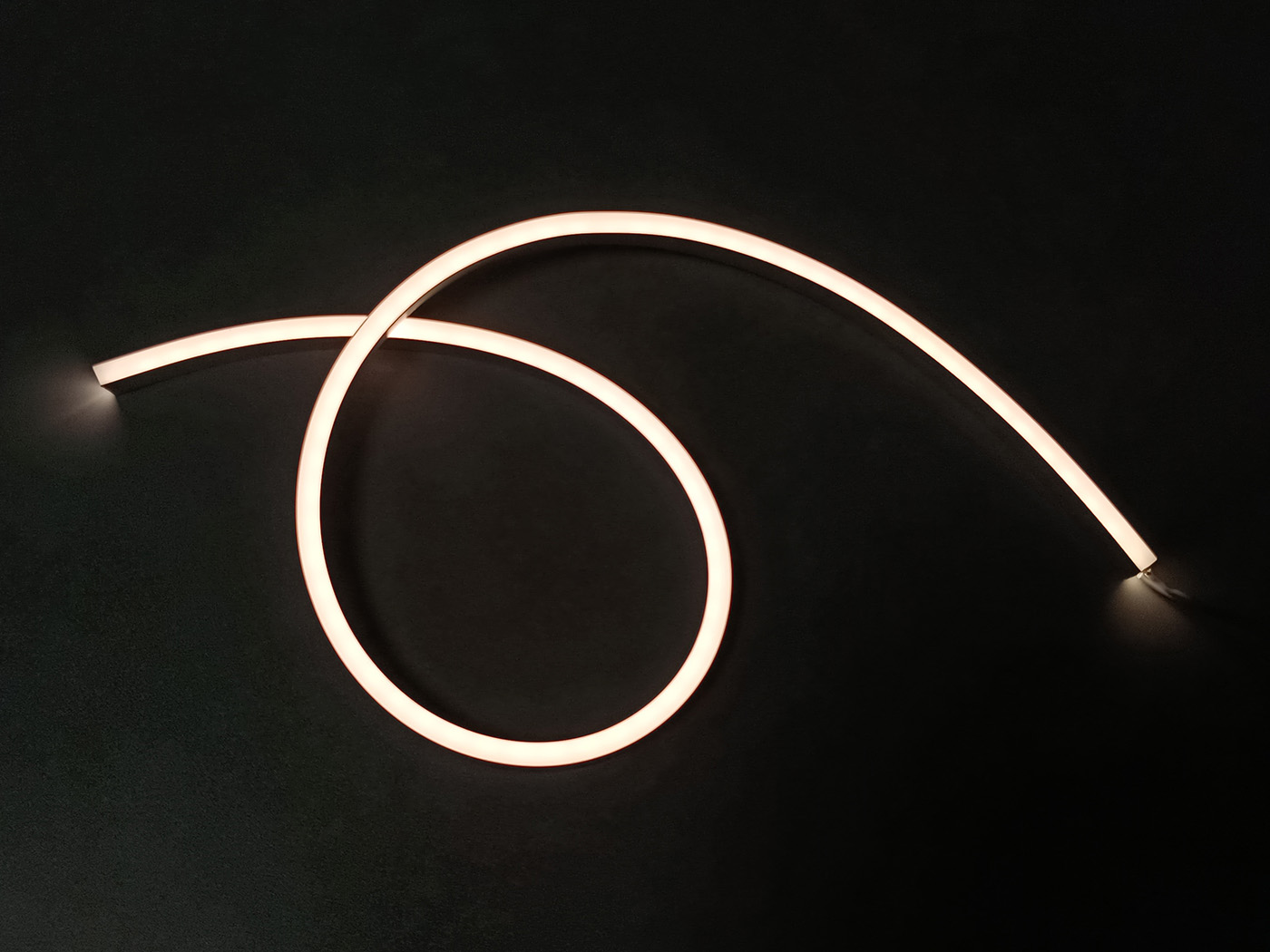 0610 High Quality Low Price Side Emitting Silicone Neon Strip 120LEDs/m 5m IP67 Silicone Neon Light